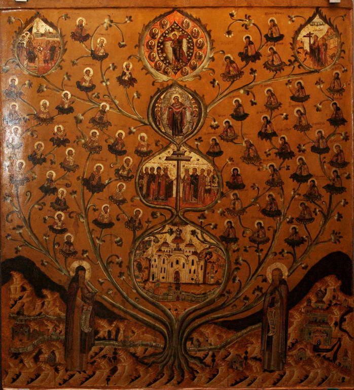 Икона Дерево Киево-Печерских Святых