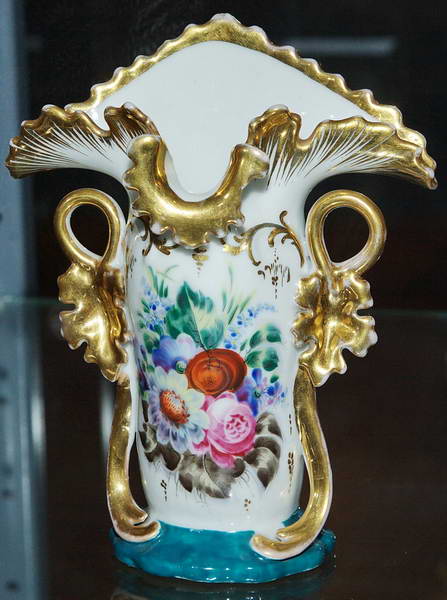 Декоративная ваза Фарфор, роспись, позолота XIX век