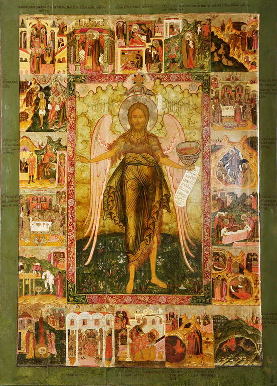 Икона Иоанн Предтеча Ангел Пустыни, с житием