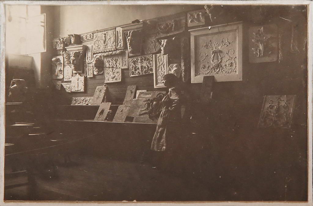 Училище барона Штиглица 1913-1918 год Скульптурная мастерская 